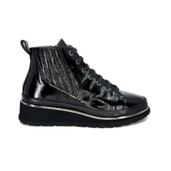Xsa 9811Cuir Vernis Noir