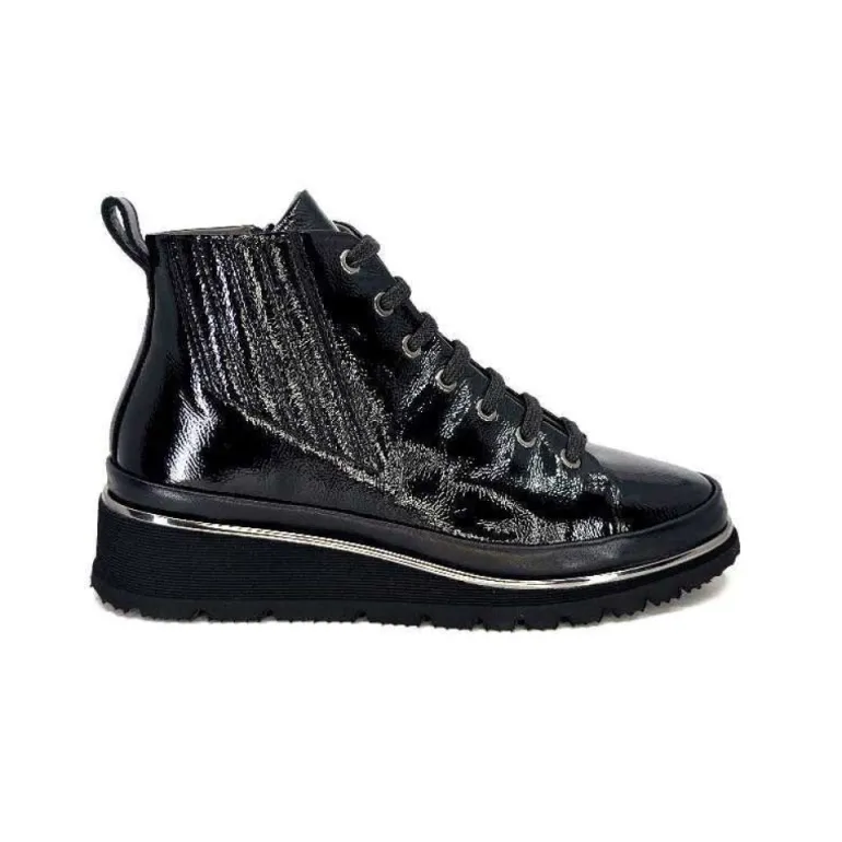 Xsa 9811Cuir Vernis Noir