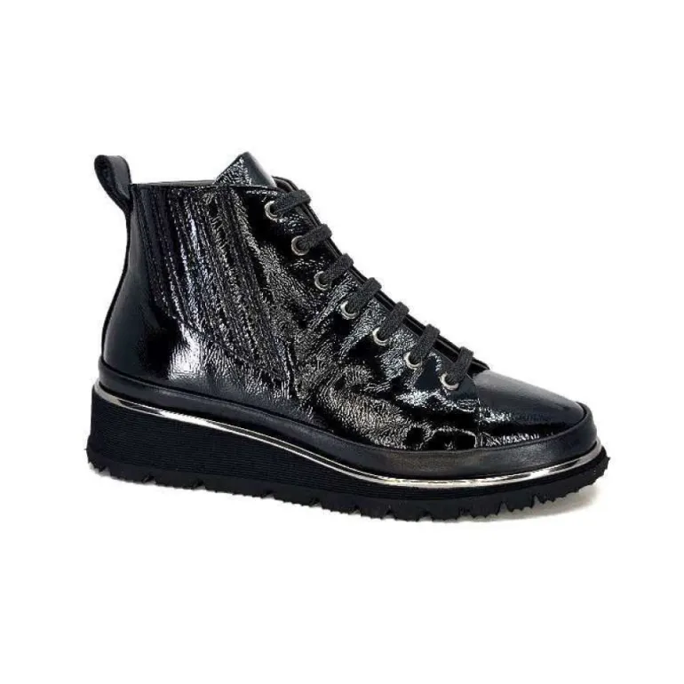 Xsa 9811Cuir Vernis Noir