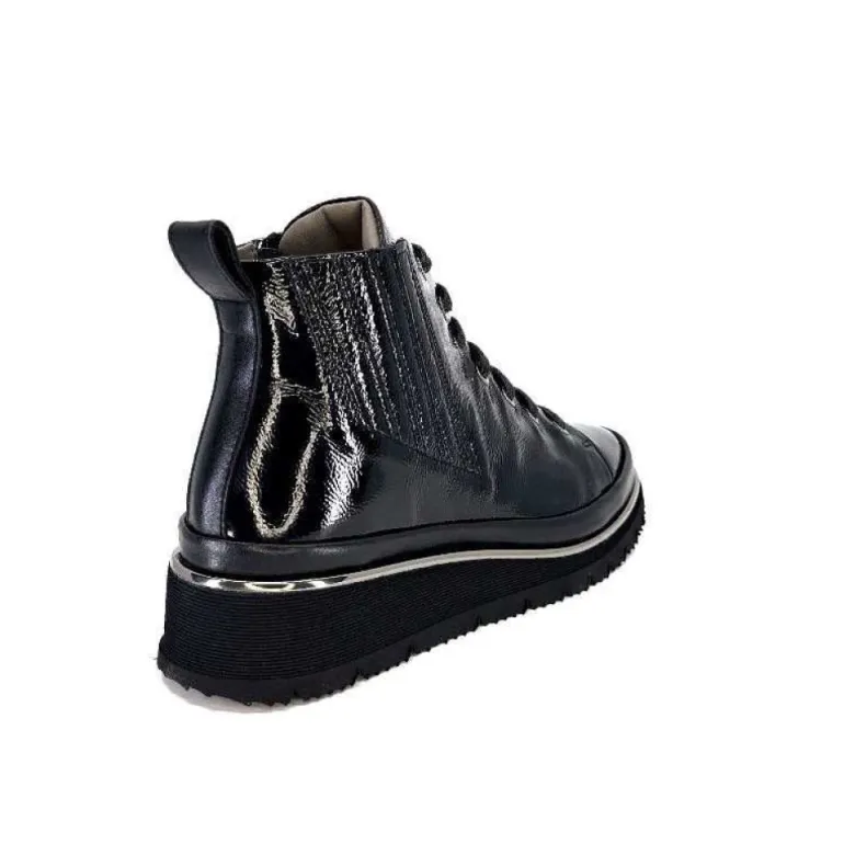 Xsa 9811Cuir Vernis Noir