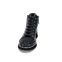 Xsa 9811Cuir Vernis Noir