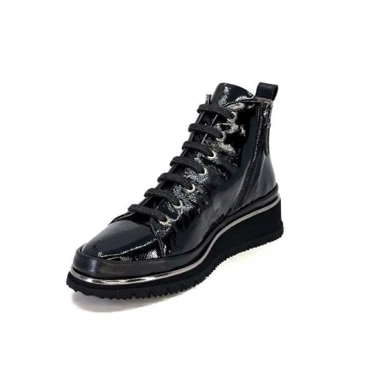 Xsa 9811Cuir Vernis Noir